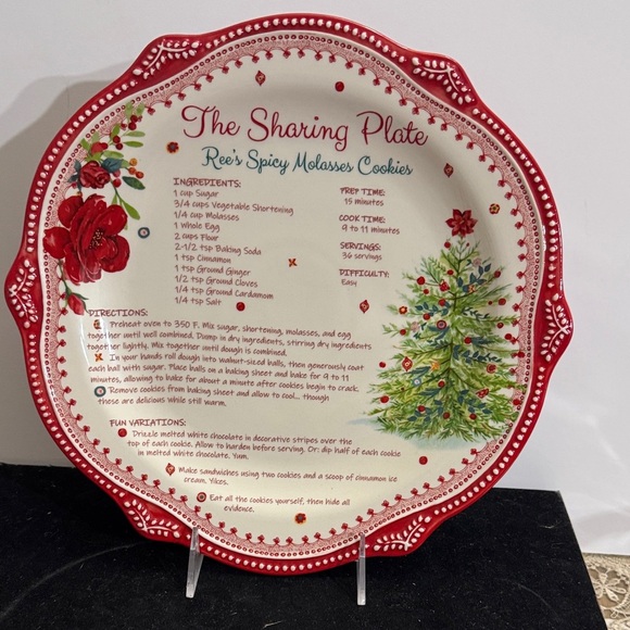 Other - The Pioneer Woman Cheerful Rose 12.13-Inch Sharing Plates